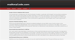 Desktop Screenshot of mallorycode.com